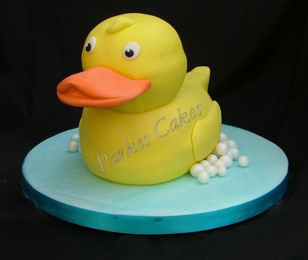 rubber duck birthday cake